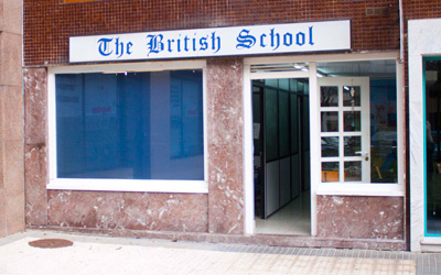 fachada academia inglés British School Donostia (Amara)